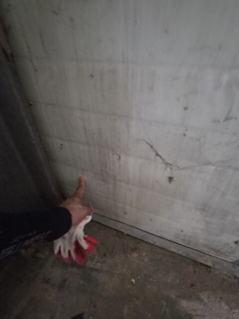 판넬 접합부 실링 재시공 사진